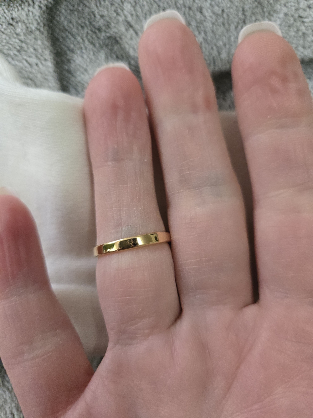 Classic Vintage Gold Four-Stone Ring Size 5 3/4 - Picture 10 of 11